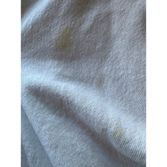 Vintage R. Peck Neon Woman Artwork USA Made Hanes XL White Raglan Crewneck - Picture 4 of 8